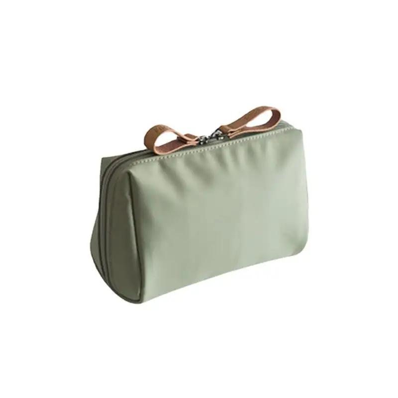 Large Capacity Waterproof Makeup Bag Multiple Colors Dacron Travel Storage Bag Partitioned Cosmetic Pouch Handbag Lipstick Pack