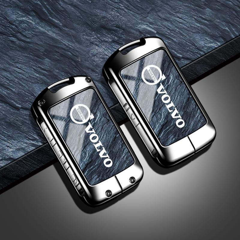 Autofernbedienung Schlüsselanhänger Tasche Hülle Halter Für Volvo S60 S90 XC40 XC60 XC90 V60 V90 Polestar 1 Polestar 2 Schutz Zubehör