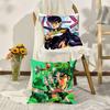 Anime J-JoJos Bizarre Adventure Pillow Case Cushion Cover Soft Cute Throw Pillow Case For Sofa Pillowcase Polyester With Zipper