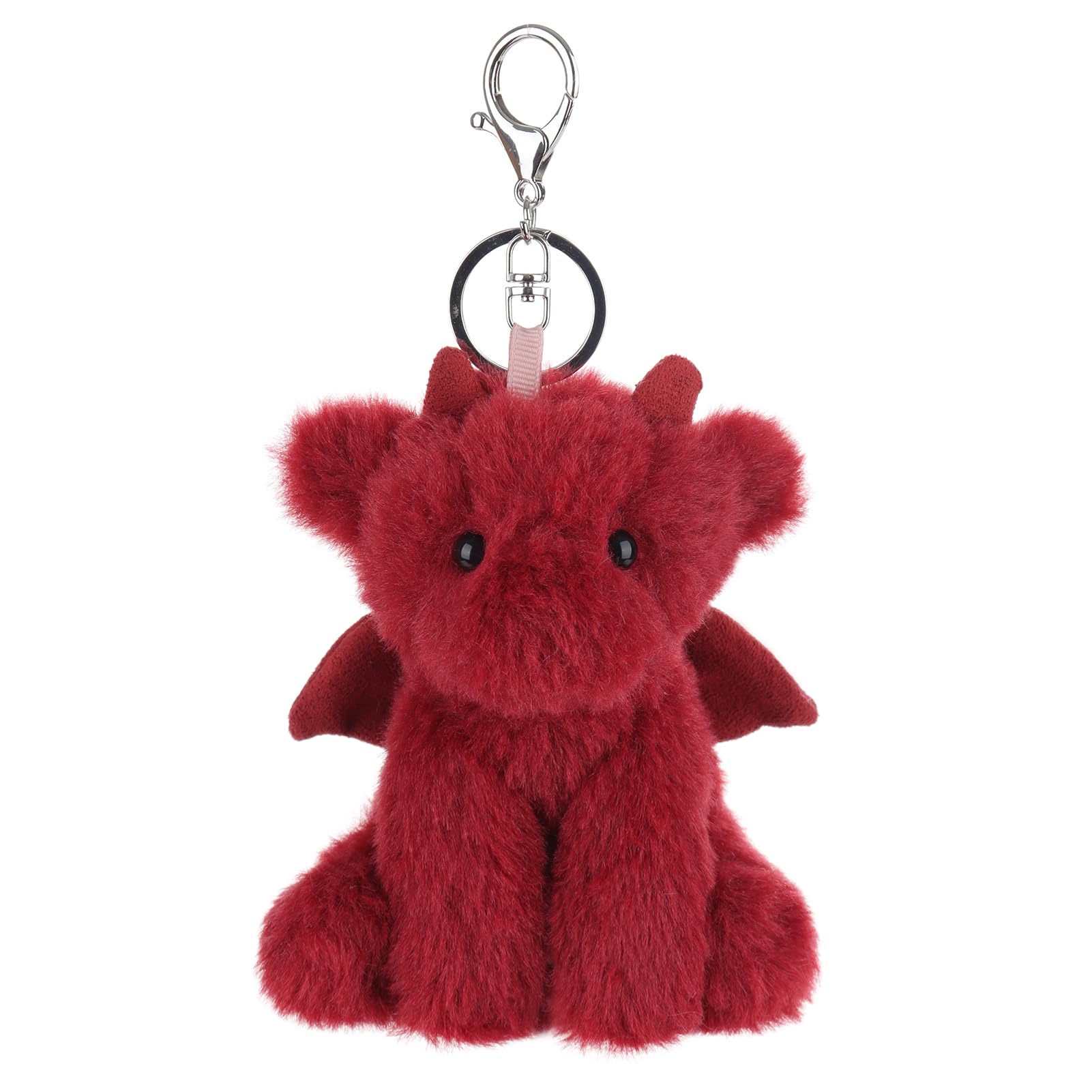 

Apricot Lamb Red Dragon Cute Soft Keychain Plush Perfect for Boys and Fits Kids Backpacks and 10cm Toy, Girls, Purses,