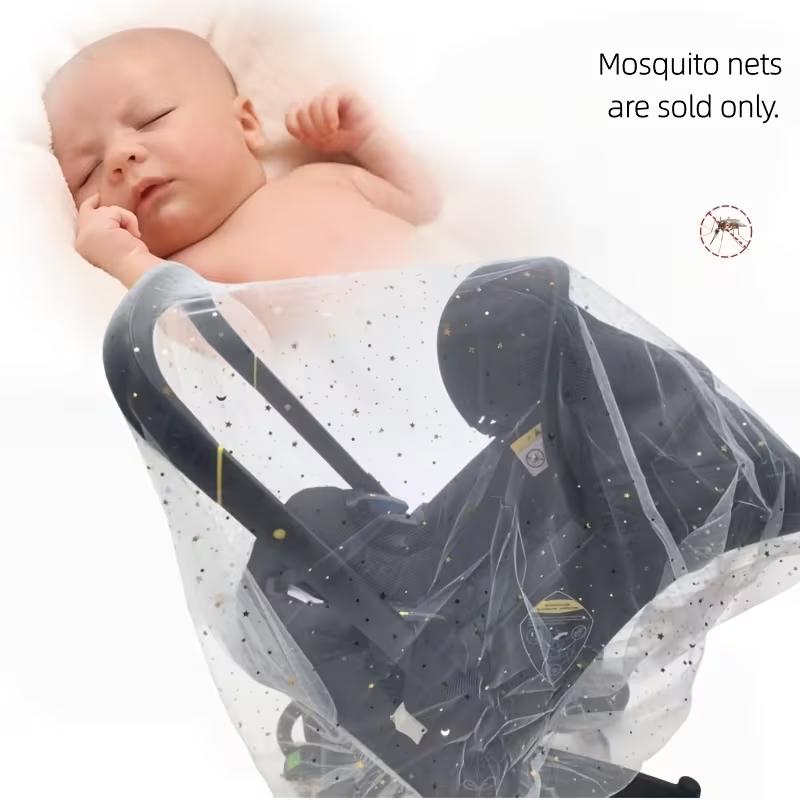 Universal Stroller Mosquito Net Full Coverage Dense Mesh Bug Netting for Baby Carriage Pram Pushchair Insect Outdoor Protection
