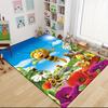 1Pc Bee Garden Carpet Rug Customizable Soft Washable Antislip Home Living Room Sofa Mats Personalized Rug 09173