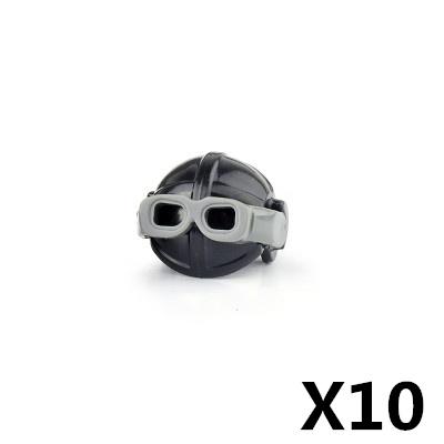Military Soldier Figure Helmet Building Block Motorcycle Racing hat Cape cap Building Block Weapon Accessories Gift Toy Kid J052