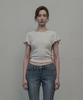 Mausolleum Faye Waffle T-Shirt - White