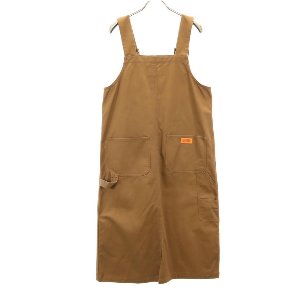 UNIVERSAL OVERALL Jumper skirt M Brown one piece Women Used