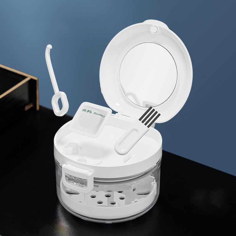 Portable Orthodontic Retainer Invisible Braces Box Braces Storage Box Soaking Invisible Teeth Denture Cleaning