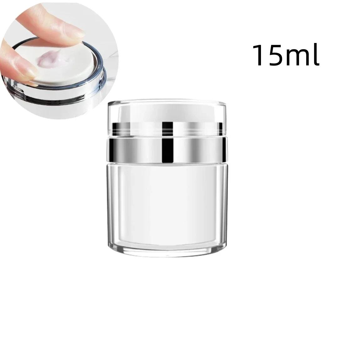 

Бутылочка для дозирования 15/30/50 мл, вакуумный дизайн, баночка для крема, тип с нажатием, безвоздушный насос, пустая косметическая тара, дозатор с помпой