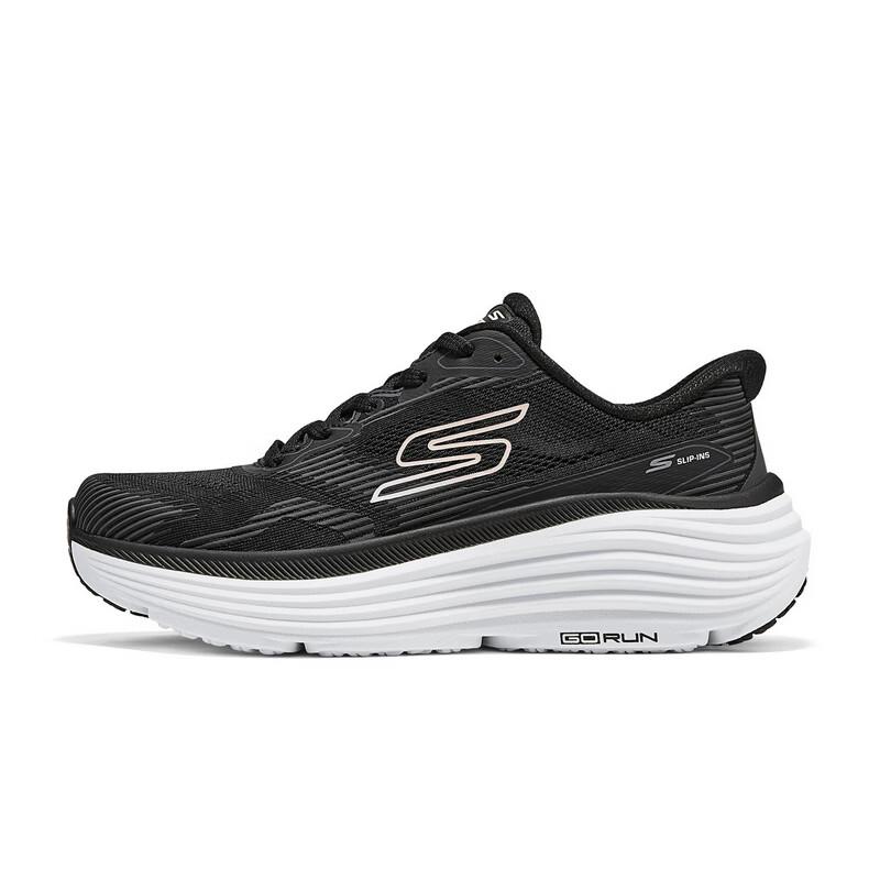 Skechers Women s 129484-BKW Casual Walking Shoes US 6.5