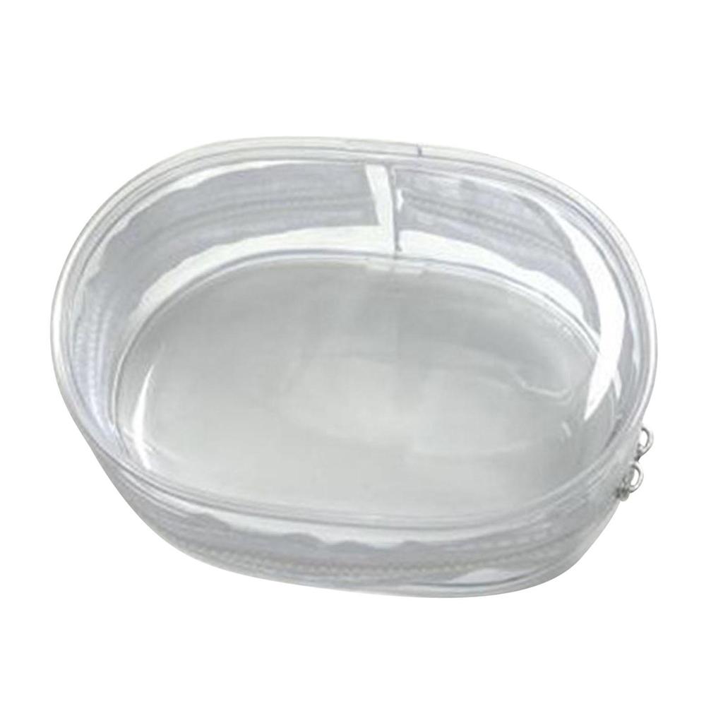 Clear Figures Display Bag, Portable Figures Storage Bag with Keychain, Mini Doll Hanging Blind Box, Single Zipper Closure Dustproof Collectibles Case