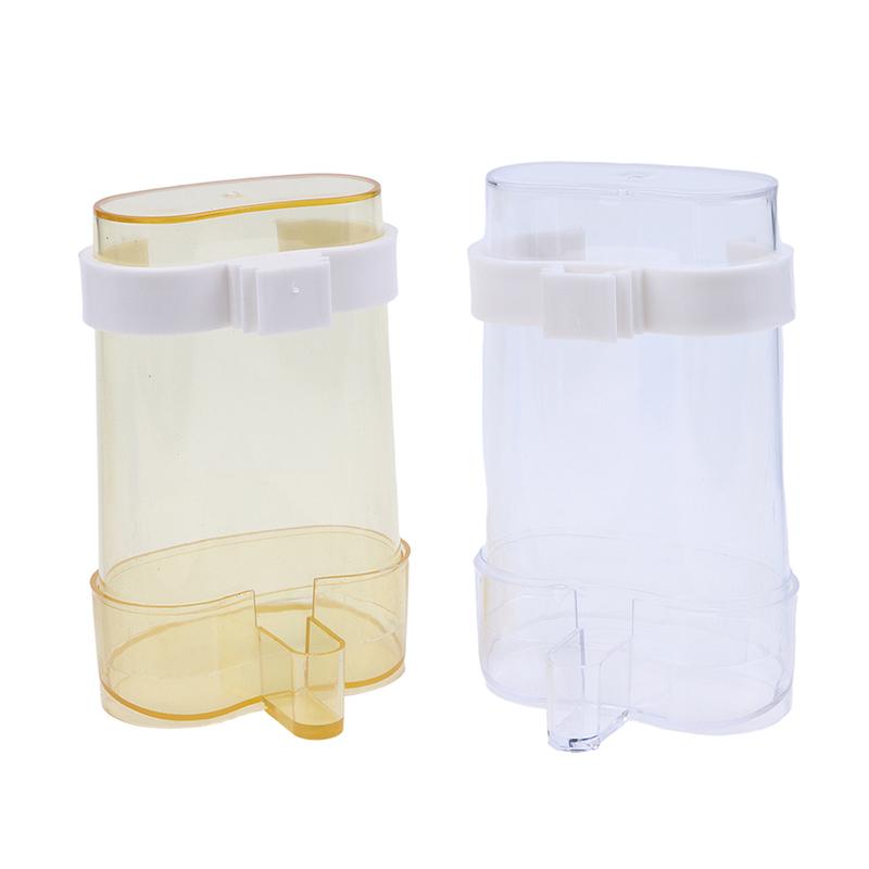 2/4Pcs Plastic Birds Water Feeders Dispenser Automatic Bird Feeder Parrot Canary Parakeet Cage Food Drinking Feeding Supplies