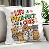 Cartoon HHeart Cartoon Cat Slogan Cushion Cover Cushion Cover Set Pcs x x x Pillowcase Decorative Sofa Home Decor