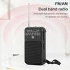 Pointer Radio Built-in Speaker Mini Radio Receiver Battery Operated Flashlight with 3.5mm Headphone Jack for Senior Home Walking