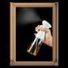Cooking Oil Sprayer PP PET BBQ Spray Bottle Oil Sprayers Mister for Mixing Salad 200ml(White Plastic (in Bag) )
