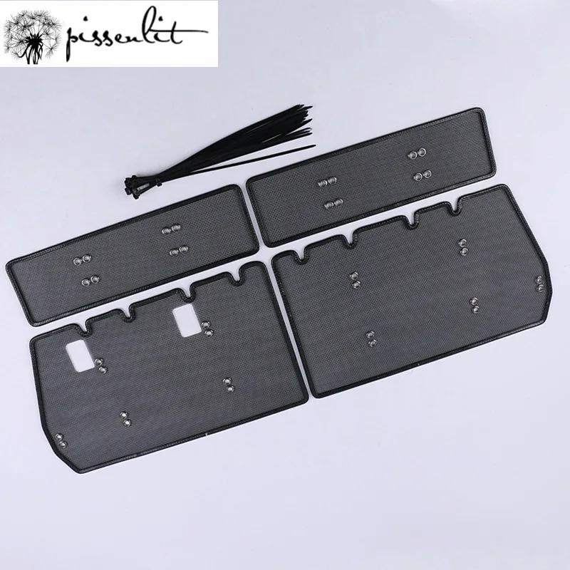 

Сетка для защиты от насекомых из нержавеющей стали для Toyota Land Cruiser Prado 150 2018 2019 Передняя решетка Аксессуары чёрный