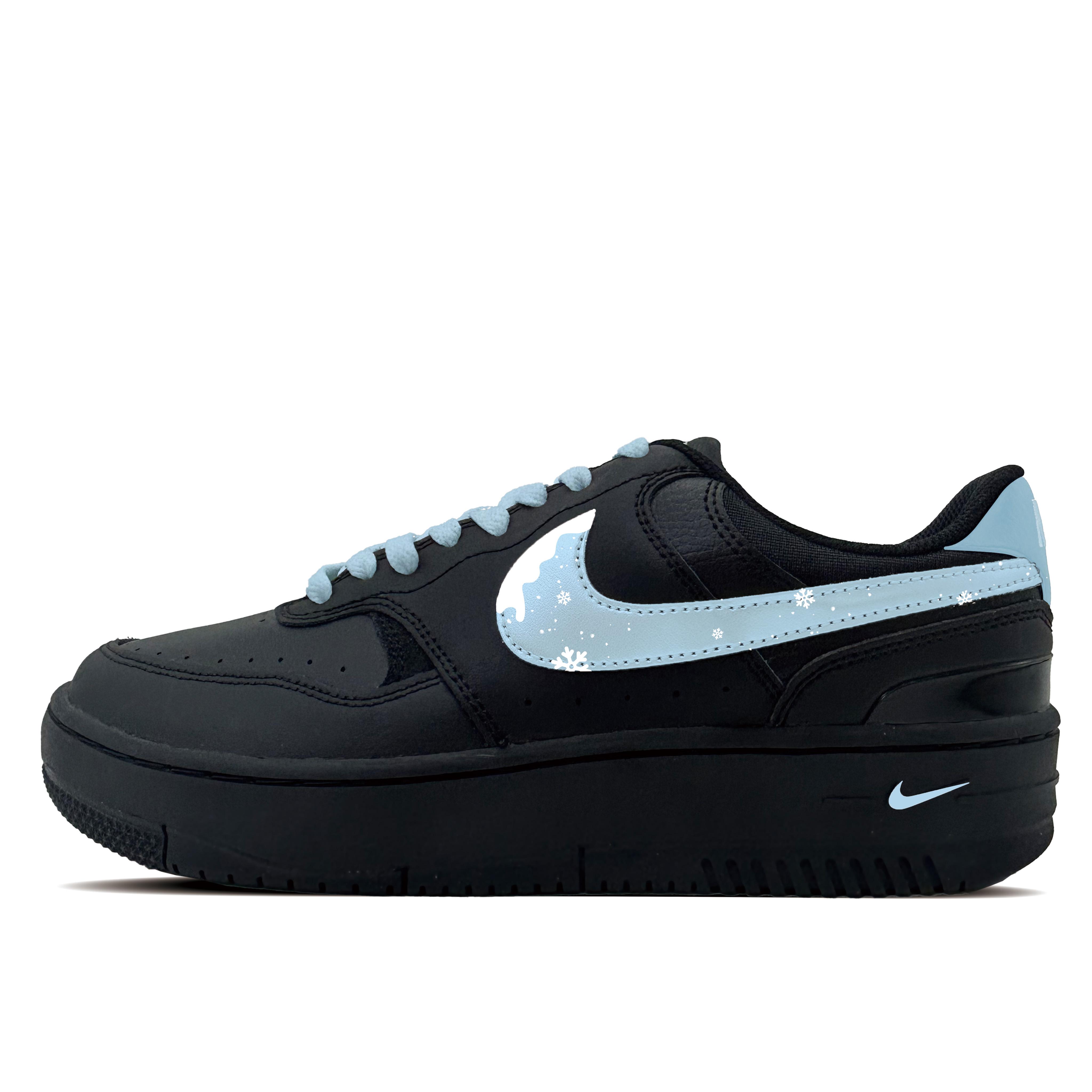 

Nike Gamma Force Frost Order Synthetic Leather Abrasion Resistant Low top Skateboard Shoes Women s Black HQ1674-001(team-1081) 36