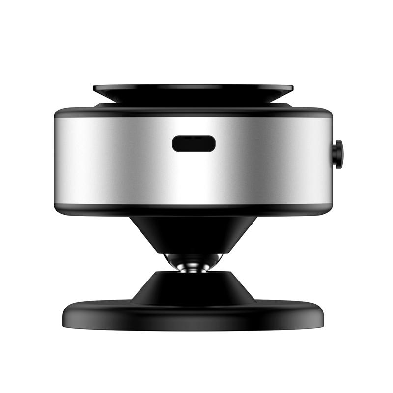 Car Mount Mobile Phone Holder Magnetic Black Technology Universal Adsorption Bracket for iPhone Samsung Vacuum Adsorption Stable серебряный