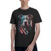 American Pitbull Terrier USA Flag Patriotic Dog 100 Cotton Casual Breathable Confortable Anime Designer Clothes Men Mens Gifts
