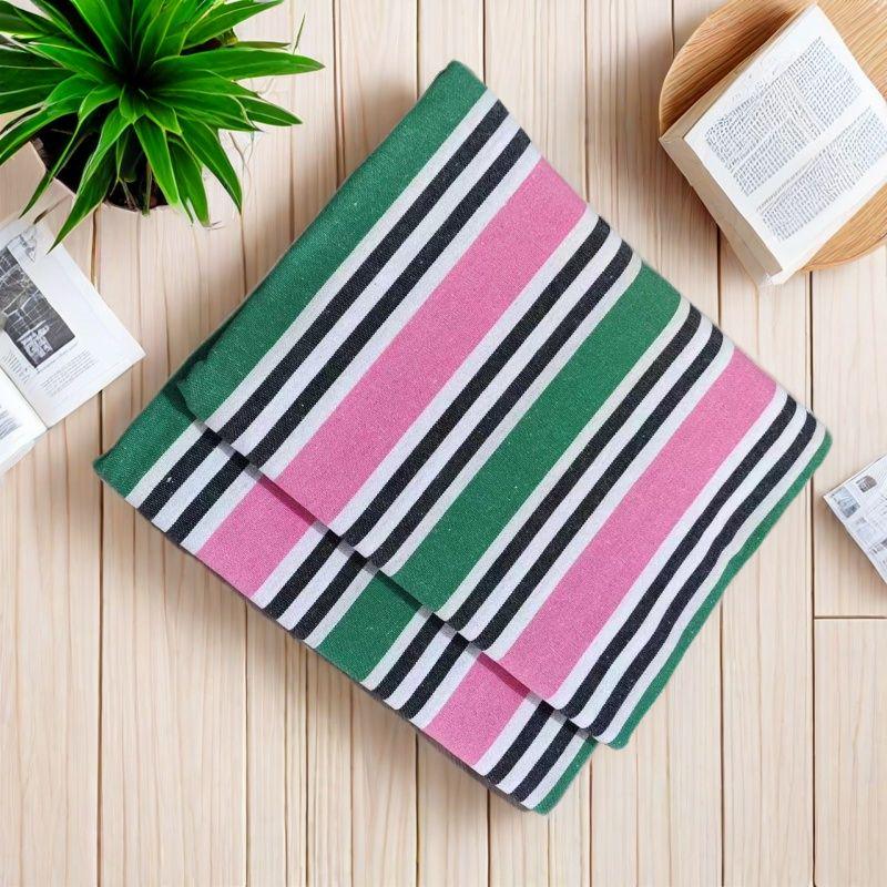 Slightly Flawed Vintage Coarse Cotton Double Bed Sheet – Nostalgic, Cool Summer Single Sheet