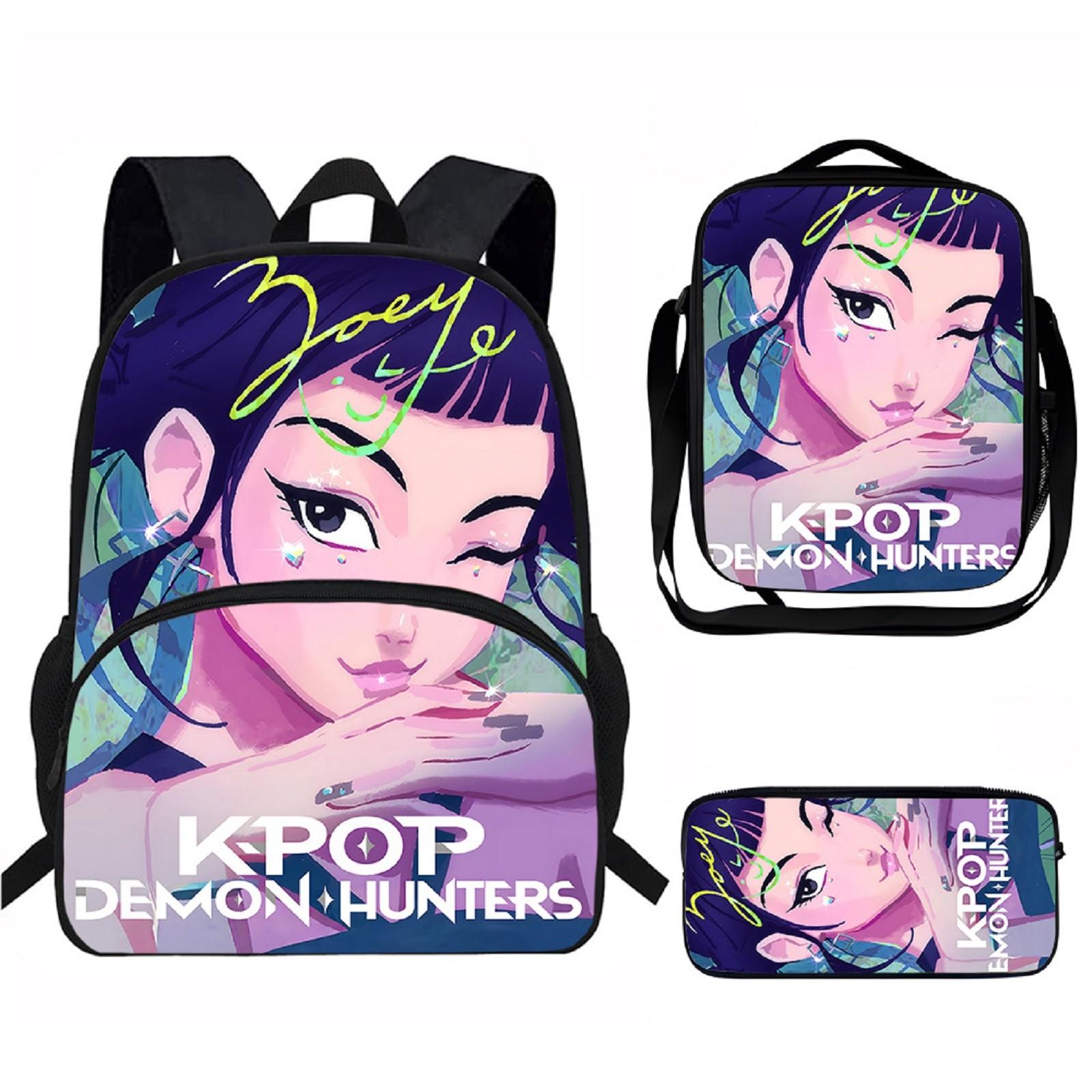 

Рюкзак для девочек Рюкзак для ученика начальной школы Рюкзак с принтом Детская сумка Сумка через плечо Пенал Набор из трех предметов One Size