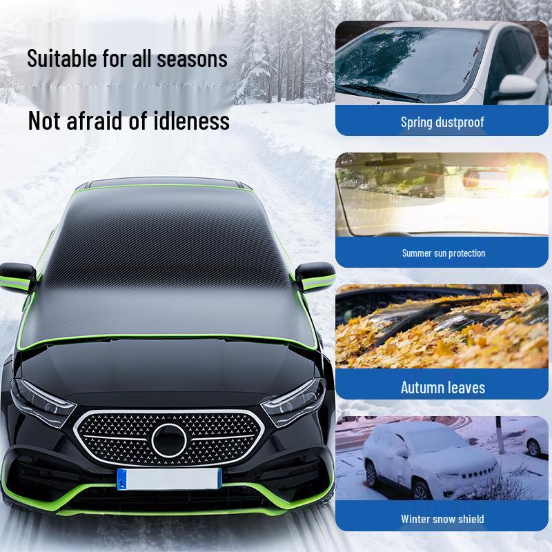 Oxford-Gewebe Grenzüberschreitende Frost- und Schneefeste Windschutzscheibenabdeckung