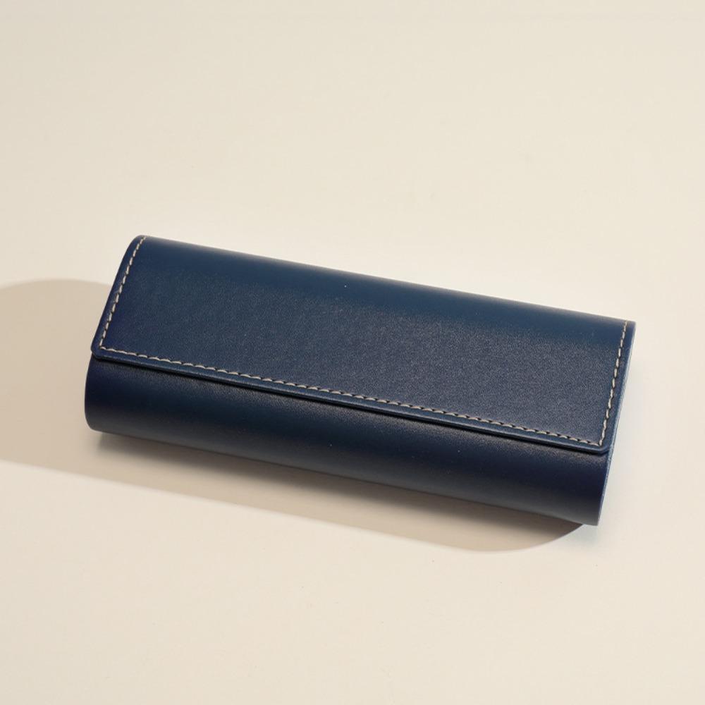 Skórzany Pu Etui na Okulary Duża Pojemność Pudełko do Przechowywania Okularów Prosta Torba na Okulary Uczniowie