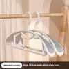 Household Non-slip Hanger Thick And Wide Shoulder Plastic Drying Rack Used To Hanging Clothes