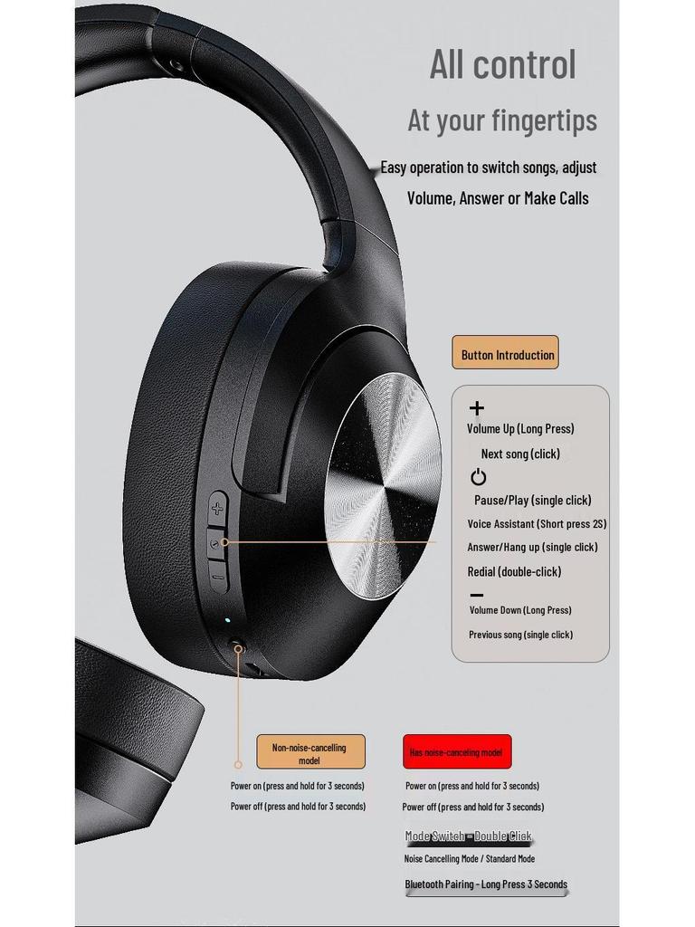 High-Quality Wireless Bluetooth Gaming Earphones with Bass & Low Latency