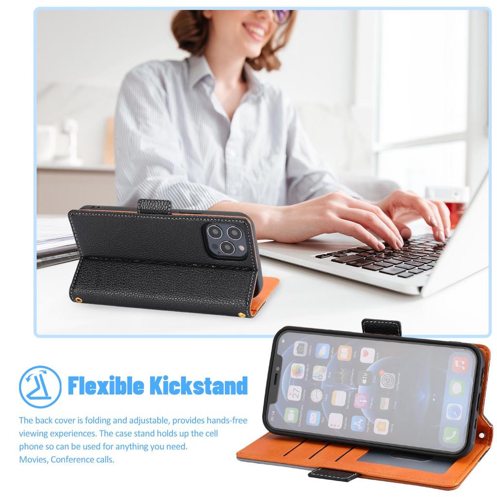 נרתיק עור עבור אפל אייפון 13 וכיסוי סמסונג S22. מתאים לטלפון Samsung A53.