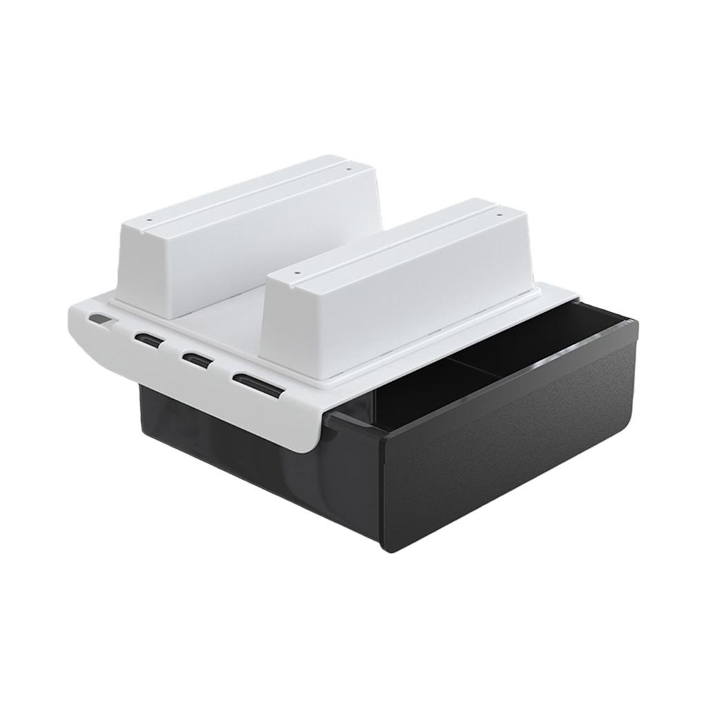 Easy Install Under Table Storage Drawer Expandable Capacity Office Supplies Organizer Plastic Space Optimization Tool