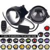LED Car Dynamic Devil Eye Large Light 3-inch 33 Mode Car Light Remote Modification Eagle Eye 3D Lens Dynamic Pupils Headlight