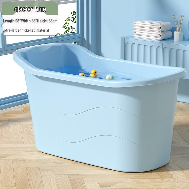 Large Infant & Child Soaking Bathtub - Full Body Bath Tub for Home