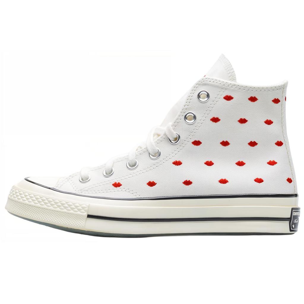 Chuck 70 Converse Embroidered Lips High 'Love Me - Vintage White' A01601C