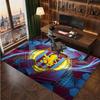 Aston Villa Voetbal Print Kristal Fluweel Tapijt, Comfortabel Waterabsorberend Antislip Binnen Vloerkleed