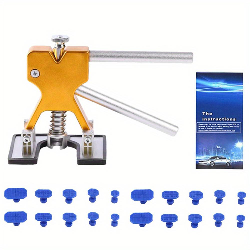 Car Dent Repair Tools Body Sheet Metal Paintless Dent Plastic Puller Short T-Dent Pull Set Auto Hail Pit Removal Repair Tool