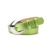 Metallic Color Belts 105cm Colorful PU Moon Buckle Trendy Jeans Belts Ladies Belt Shiny Alloy Buckle Belt Jeans Decorative Belt