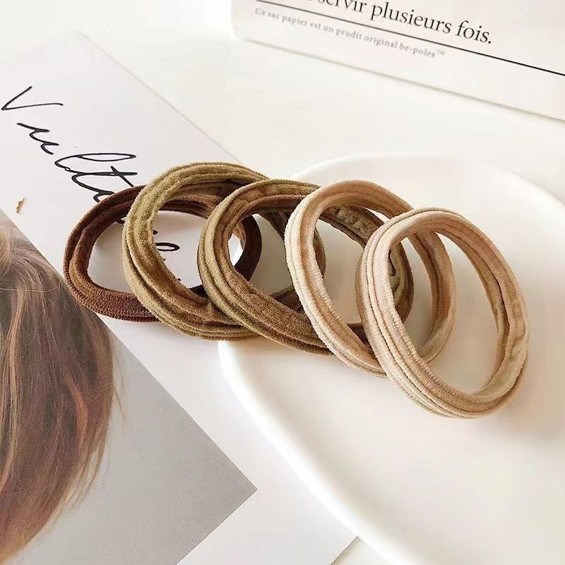 

Высокий уровень внешнего вида, градиентная резинка для волос, резинка для волос, сладкий студенческий ветер, высокая эластичность, продвинутый уровень Pack of 5