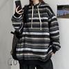 Autumn and Winter Vintage Striped Loose Pullovers Women Sweater Long Sleeve Casual Plus Size Knitted Sweaters Women Fashion O Neck Knit Jumpers 25361