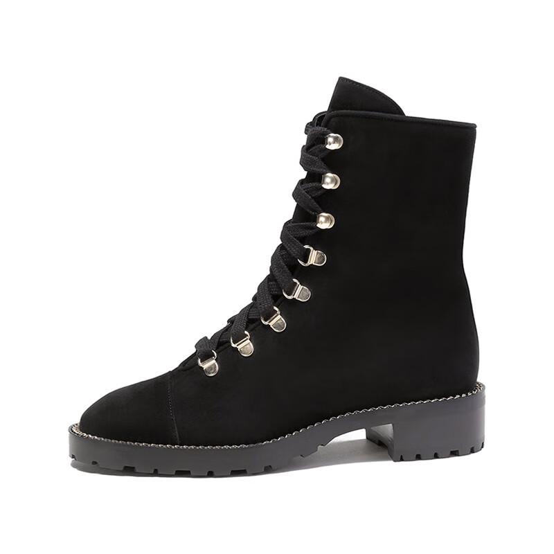 Stuart Weitzman Women's Kolbie Suede Lace-up Ankle Boots