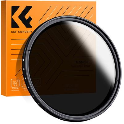 Concept Variable ND Filter Lens Filter Neutral Density Filter Ultra Thin Camera Filter ND Series K&F 40.5mm ND2-ND400 (40.5mm Filter) NANO-B