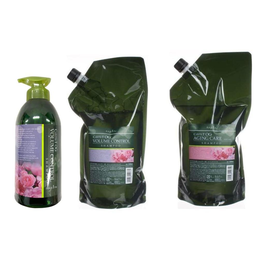 NAPLA CARETECT OG Shampoo AC  VC 750ml  Refill 1200ml