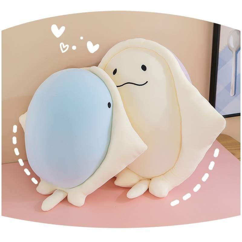 Adorable Plush Stingray Toy With Soft Pp Cotton And Cute Design Available In Blue And Purple