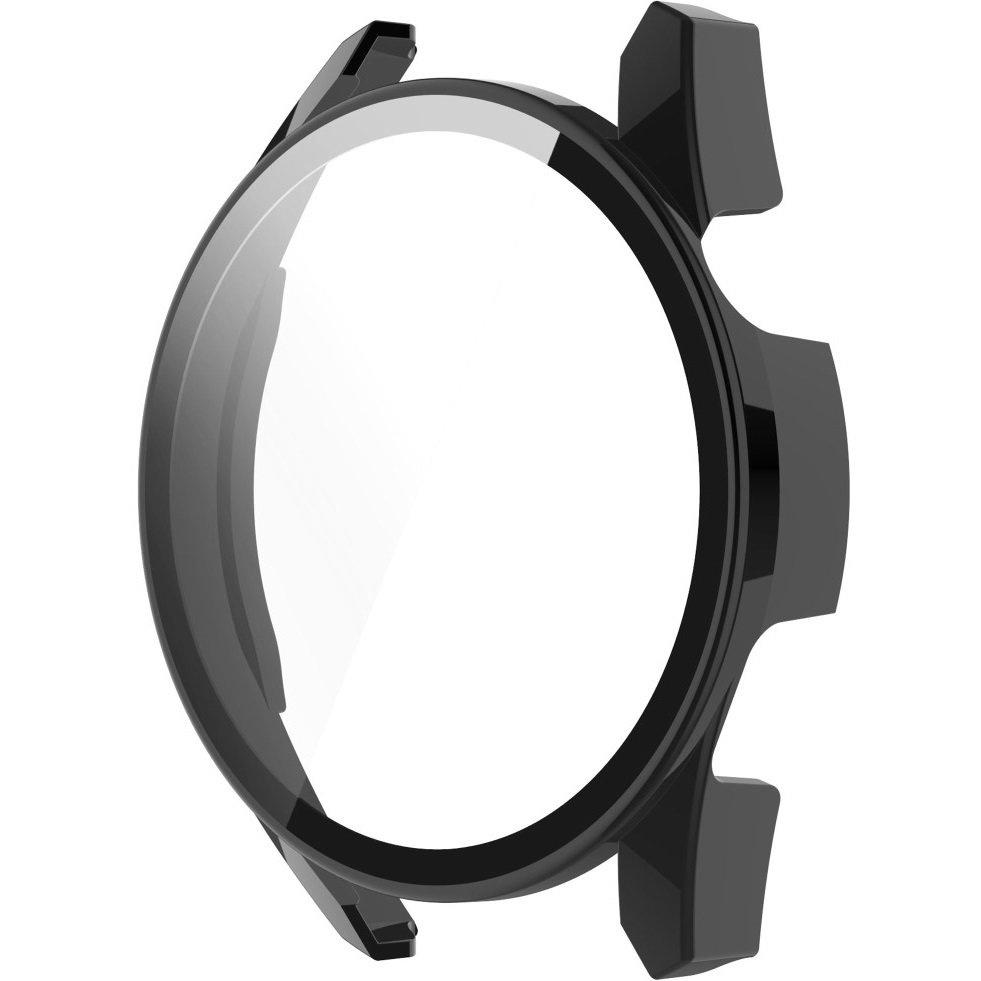 2in1 Case + Tempered Glass for Huawei Watch GT 3 42mm, Case, Black