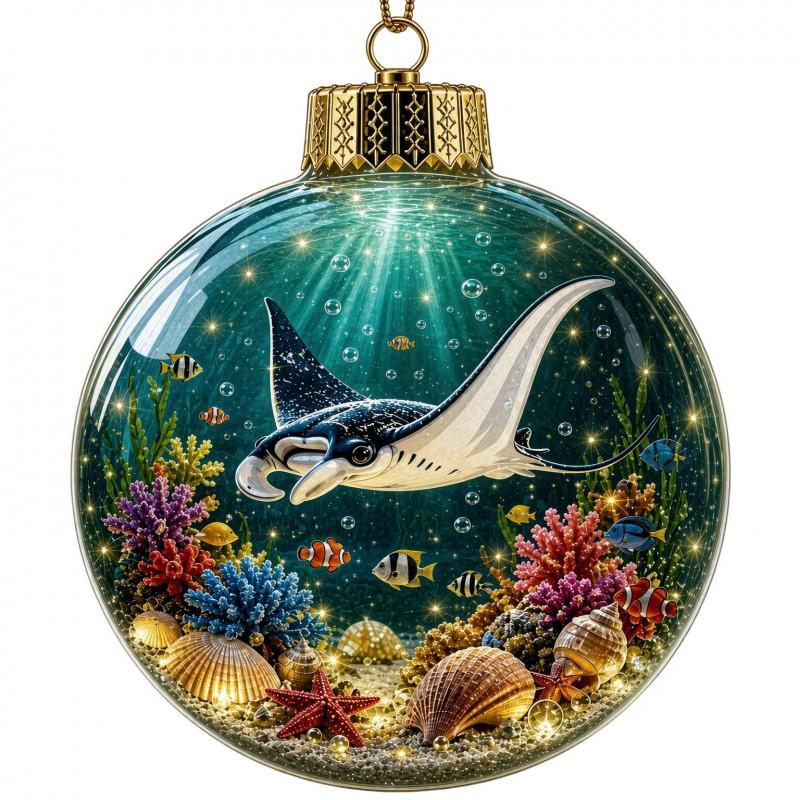 3D Kristallen Kerstversiering Bal Boom Hangend Decor - Acryl Feestdecoratie Semi-Handgemaakt Amerikaanse Stijl