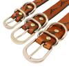 Leather Dog Collar Genuine Leather Pet Dog Collars Pitbull German Shepherd Collar Neck Buckle for Small Medium Large Dogs