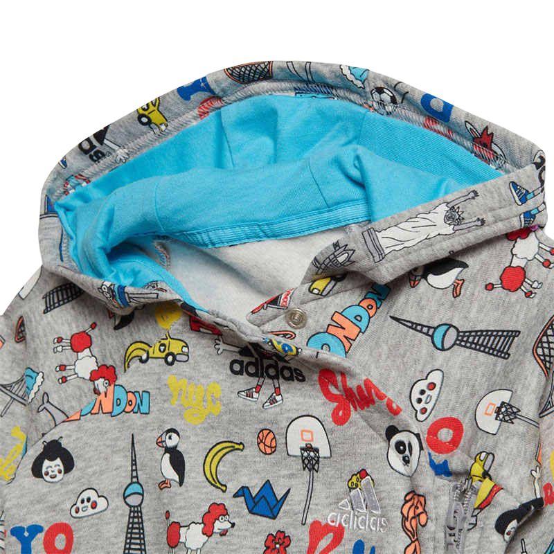 Adidas x CLEOFUS Jumpsuit Gray Infant And Toddler GD3931