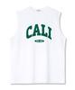 UNDEROFF Oversized Crew Neck Sleeveless Kelly Sleeveless T-Shirt White & Green