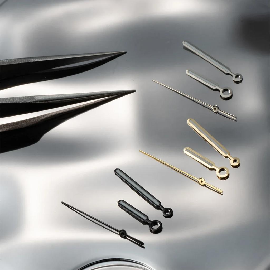 8.5*12.5*12.5mm NH35 Watch Hand Set for Seiko Nautilus NH35 Movement Watch Needle Hands Green Lume Silver Gold Accessories