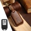 Genuine Leather Key Cover for Honda Civic & Accord - Full Wrap Cowhide Protection
