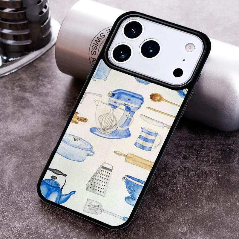 Baking Cook Chef Phone Case For iPhone 17 16 15 14 13 12 11 Pro Max Plus 17Air Soft Silicone Cover