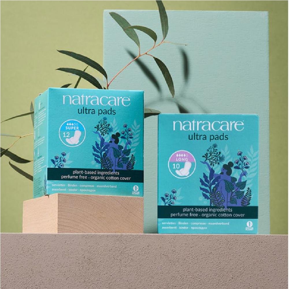 Natracare Ultra Wings (3 large + 7 medium) (114 sheets total) 3 Wing Long (Large)+7 Wing Super (Medium)